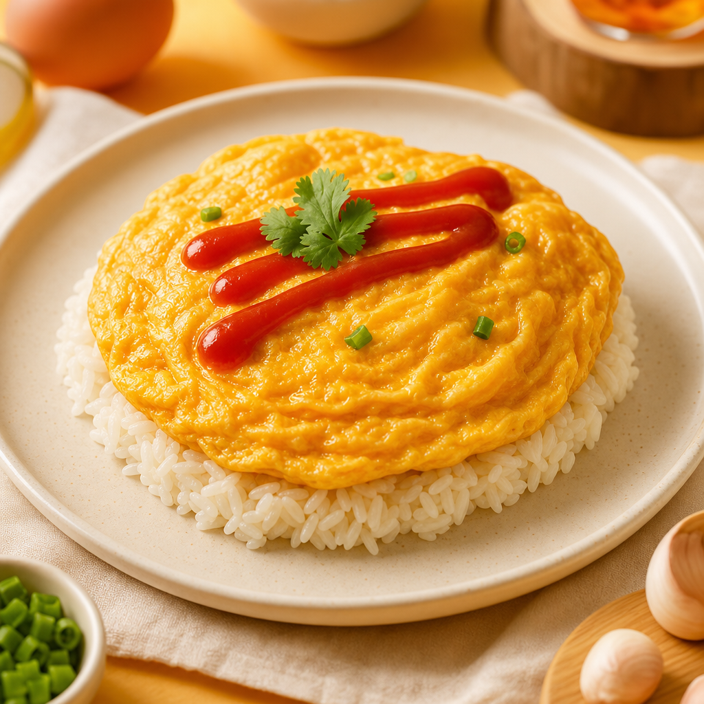 ไข่เจียวคู่ข้าว
